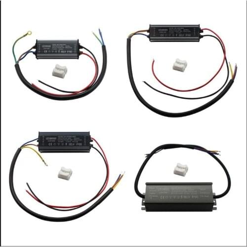 Aluminium IP66 20W 30W 40W 50W 70W 100W LED Driver AC 100-265V Power Supply Transformer Ballast for Spotlights / Outdoor Light