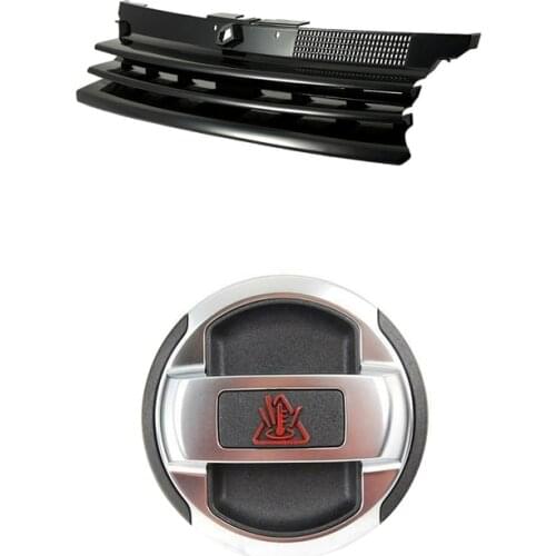 Black Car Grill Front Hood Grille for GOLF 4 MK4 R32 with Coolant Expansion Tank Cap Lid Retro 420121321