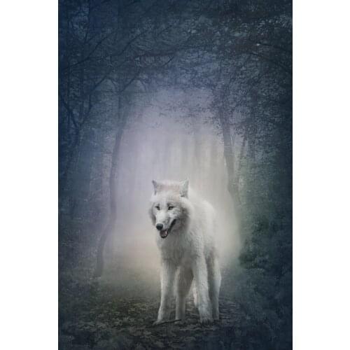 Lion King Elephant Wolves The wooden puzzle 1000 pieces ersion wood jigsaw puzzle white card adult childrens educational toys