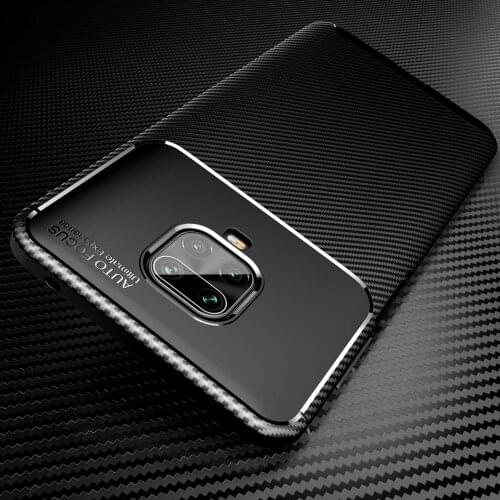 For Xiaomi Redmi Note 9S Case Soft Silicone Carbon fiber skin Protective Back Cover Case for xiaomi redmi note 9 pro Max 9S
