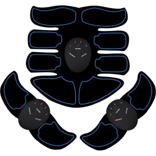 EMS Slimming Massage ABS Fitness Buttocks Abdominal Trainer Arm Body Muscle Toner Toning Belt Training Gear Muscles Training