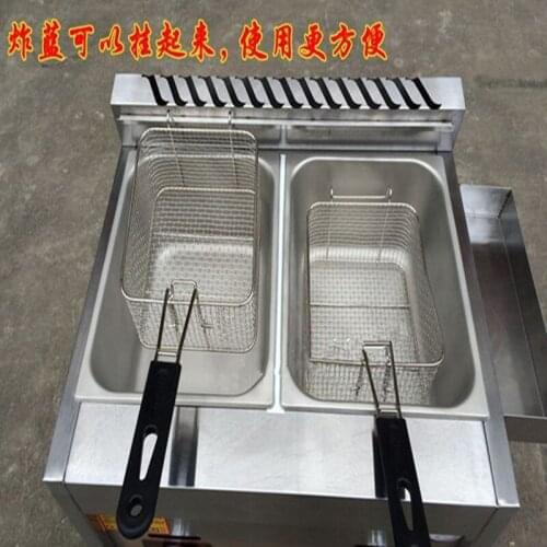 Gas heating stainless steel fryer fried chichen KFC potato frying machine ZF
