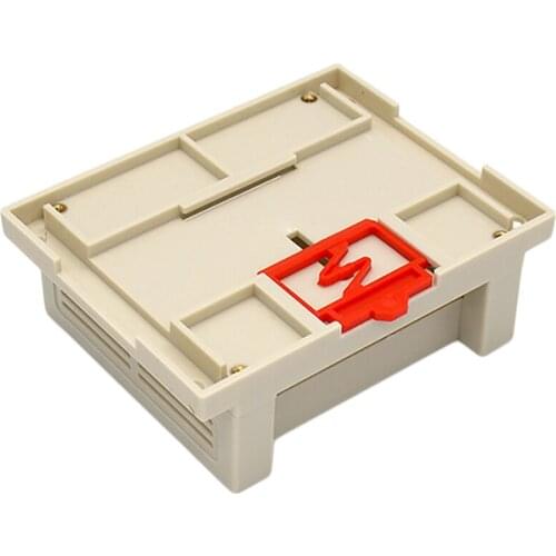 1Piece Enclosures For Electronics Abs Electronics Project Enclosure Din Rail Junction Housing Case Wall Mount Clip
