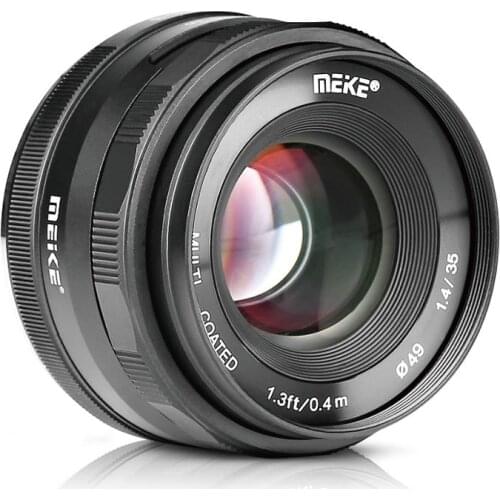 Meike 35mm f1.4 Large Aperture Manual Focus lens APS-C for Olympus Micro 4/3 EM10/EM5/EM1/EP5/EPL3 and Panasonic G7/6/5/4/3