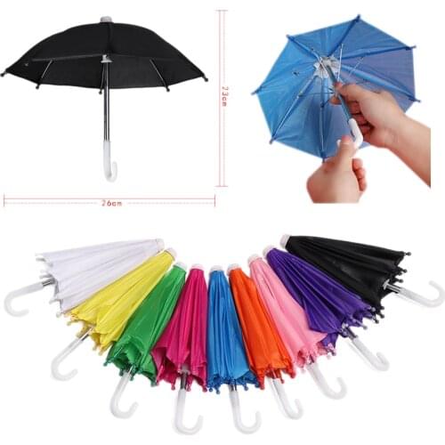 New 1/3 1/4 BJD Mini Umbrella Rain Gear For 18 Inch American&43Cm Baby New Born Doll Our Generation Accessory Birthday Gift