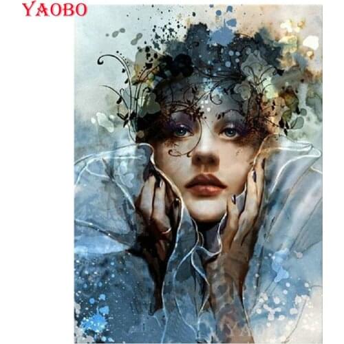 Full square/round diamond embroidery,diy diamond painting Abstract beauty Cross Stitch,3D rhinestone embroidery,Mosaic,Decor