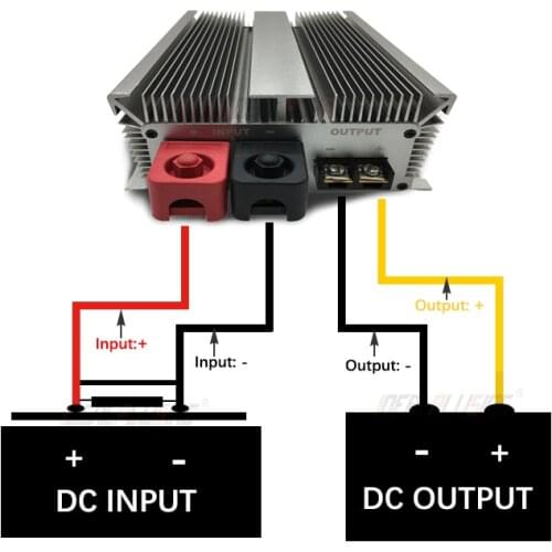 Factory customization dc converters 48v 12v 150a with fans dc 48v step down buck converter 1800w