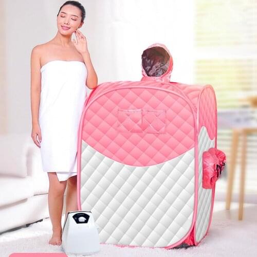 Portable Steam Sauna 2019 New Style Home Sauna SAP 2L 1000W Steam Life Sauna Cabin Wet Sauna Therapy Detox Lose Weight Hammam