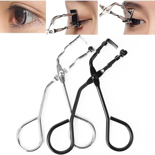 Professional False Eyelash Tweezers Eye Lash Grips Curling Eyelash Curler Applicator Beauty Makeup Cosmetic Tool Part