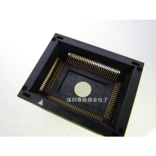 Original TI IC Test Seat TQFP48 TQFP64 Burning Programm QFP144 TQF100 QFP176 Socket Adapte