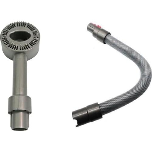 TOP!-Hard-Bristled Brush Head Nozzle Attachment and Telescopic Hose for Dyson V11 V10 V8 V7 Vacuum Cleaner Parts