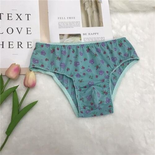 Sexy Mens Briefs Smooth Soft Printed Gay Underwear Men Underpants Man Bikini Seamless Underwear
