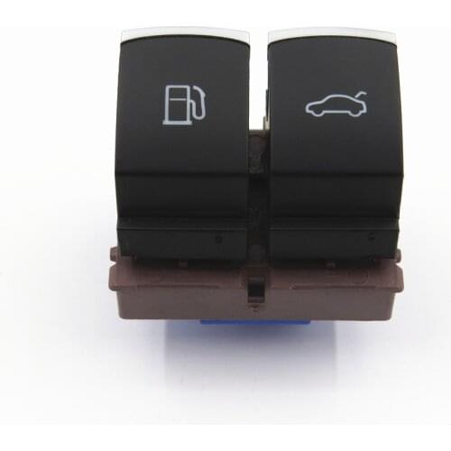 1 Pcs High Quality Chrome Fuel Tank Door Rear Trunk Switch For VW Jetta MK6 MK5 Passat B6 B7 Luggage Button 35D959903 3C0959903B