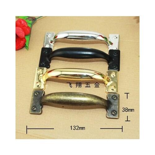 110mm vintage bronze dresser kitchen cabinet door handles silver gold black drawer cupboard pulls knobs 4.3"