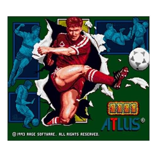 World Soccer 94 - Road to Glory 16 bit Big Gray Game Card For NTSC Game Player Drop Shipping