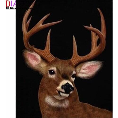 5D Diamond Painting Animals Horse Diamond Mosaic Tiger Lion DIY Full Round Diamond Embroidery Cross Stitch Rhinestone Art