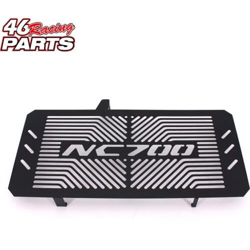 Black Motorcycle Accessories Radiator Guard Protector Grille Grill Cover For HONDA NC700 NC 700 S/X NC700S NC700X 2012-2019