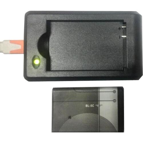 BL-5C Replacement Li-ion 3.7V BL5C Battery 1020mAh Original BL 5C Rechargeable Batteries + USB Charger For Nokia Mobile Phone