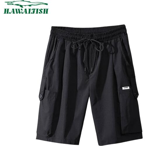 Hawaifish brand Mens Cargo Shorts 2021 summer Cotton high quality Mens Short Pants hot sale outdoor sport shorts for men