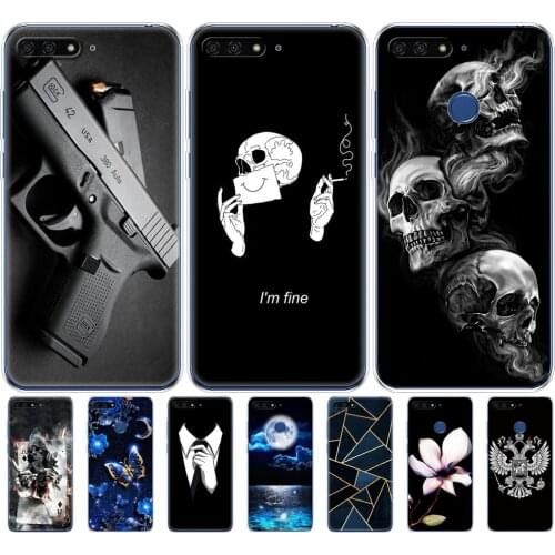 Silicon case for Huawei Honor 7A 5.7 inch Case Soft TPU Phone Back cover Protective Cover Case For Huawei Honor7A Coque