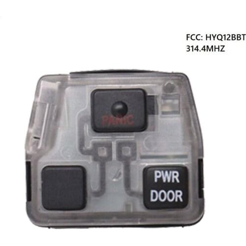 KEYECU Smart remote control core 3Button 314.4MHz for Lexus Remote Key FCC ID: HYQ12BBT
