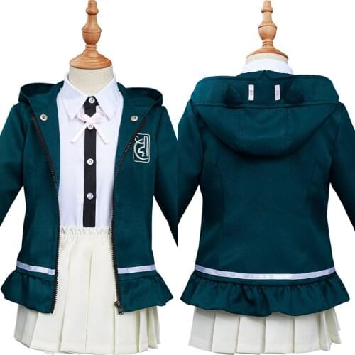 Anime Danganronpa Chiaki Nanami Cosplay Costume Uniform Skirt Outfits Children Dress Halloween Carnival Suit