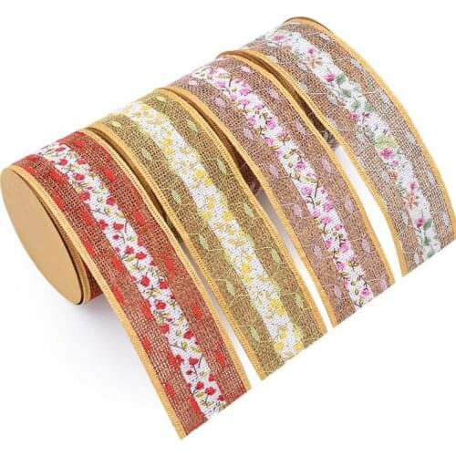 40MM Lace Ribbon 5 Yards DIY Handmade Material Lace Gift Wraped Headpiece Bow Decoration