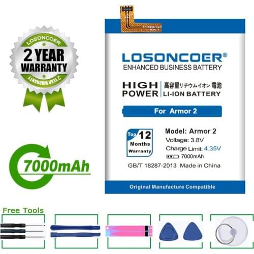 LOSONCOER Ulefone Armor 2 Phone Batteries