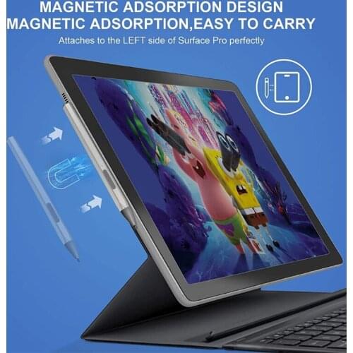 Magnetic Stylus Pen for Surface, 4096 Levels Pressure, Tilt & Palm Rejection Rechargeable for Surface Pro5 6 7 X Book Go
