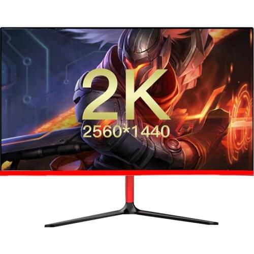 27 Inch 1080p Curved Screen Computer Monitor PC 60/75Hz HD Gaming VGA HDMI 27 Inch Flat Panel Display