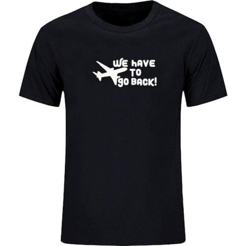 Mens T-shirt Short sleeve fun aircraft summer casual T-shirt for men and women