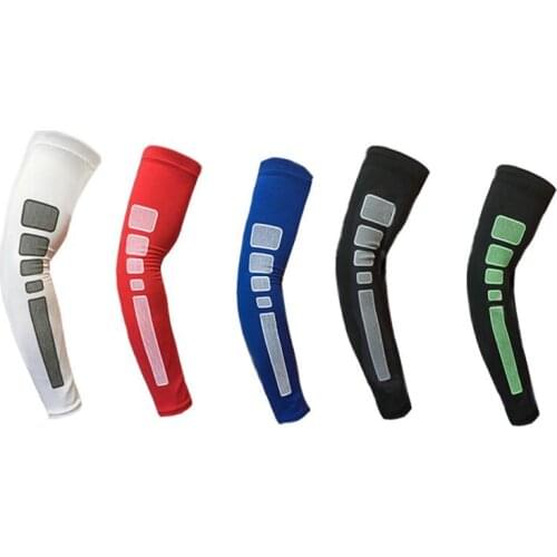 Running Man basketball armband extended sport elbow pads Arm Sleeve Compression Arm Warmers Elbow Protector brace Support