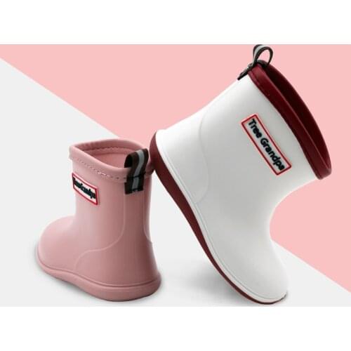 Toddler Girl Rainboots Kids Baby Water Shoes 2021 Waterproof Childrens Shoes Kids Rain Boots PVC Rubber Boots Boy Rain Boots