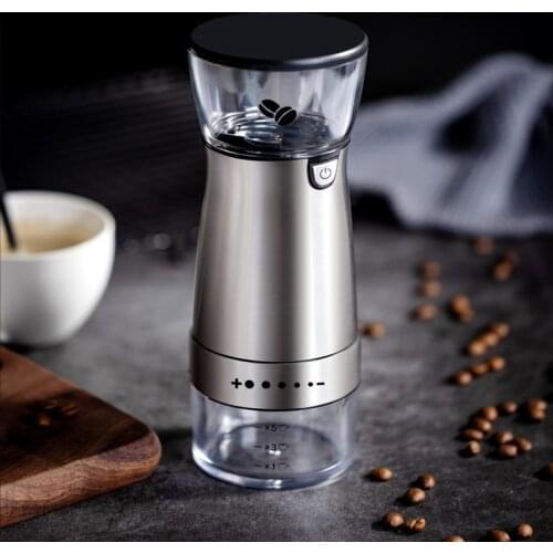Portable Electric Coffee Bean Grinder Household USB Charging Automatic Grinder Coffee Machine Kitchen Tools Adjustable Grinding