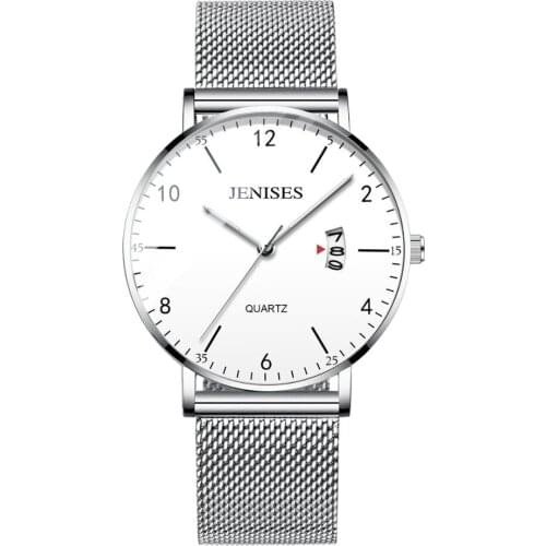 QWC Mens Silver Watch