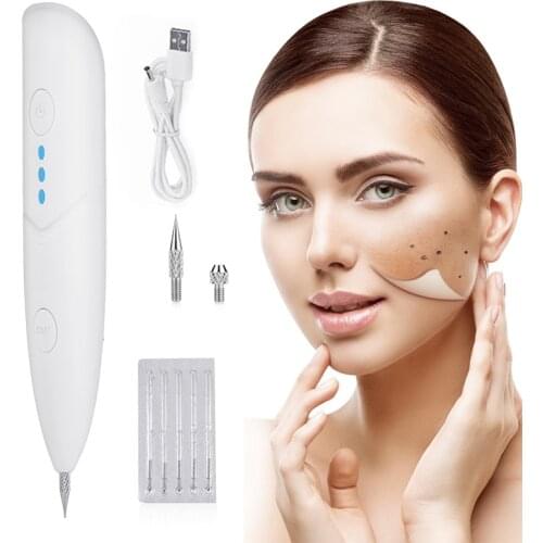 Ink Spot Eraser Skin Care Point Pen Mole Removal Dark Spot Remover Pen Skin Wart Tattoo Removal Tool USB Plasma Pen Beauty Care