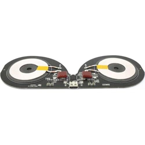 Taidacent 2 in 1 Wireless Charging PCB 10W Double Magnetic Wireless Charging Pad USB Phone 20W Dual Fast Wireless Charger