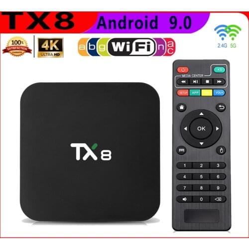 Tanix TX8 Rockchip RK3318 Android Smart Mini TV Box 4K 8K media Player 4GB 64GB HDR Set Top Box Youtube Google 5G WIFI