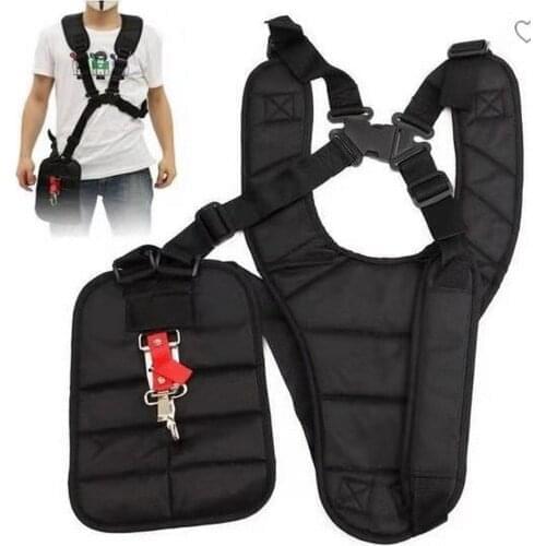 Convenient Strimmer Double Breasted Shoulder Harness Strap for Brush Cutter Adjustable Double Shoulder Strap Y-Shaped Garden