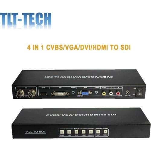 VGA/AV/DVI/HDMI to SDI CVBS TO SDI Support 3G-SDI for broadcast
