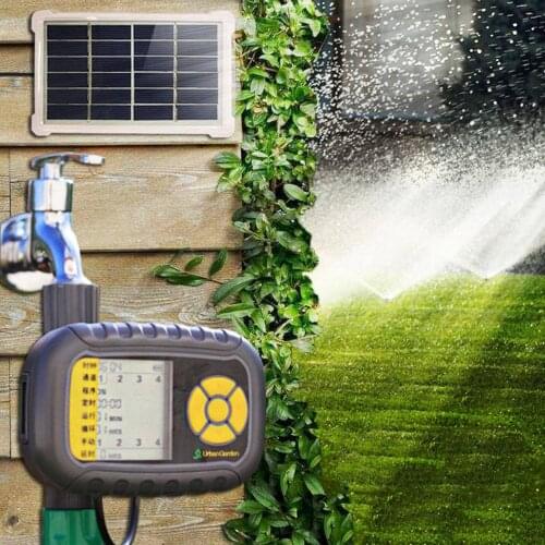 Solar Charging Device Automatic Watering Device Spray System Home Intelligent Timing Watering Garden Irrigation Controller