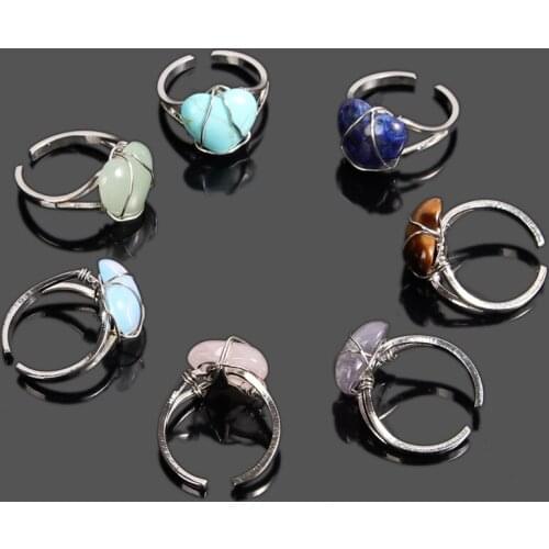 Elegant Fashion Zircon Heart Shaped Open Ring Women Engagement Party Ring Valentines Day Mothers Day Girls Jewelry Gift