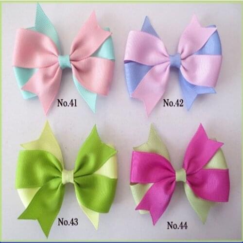 100 BLESSING Good Girl Boutique 2 Tone 3.5" Umbrella Hair Bow Clip Accessories