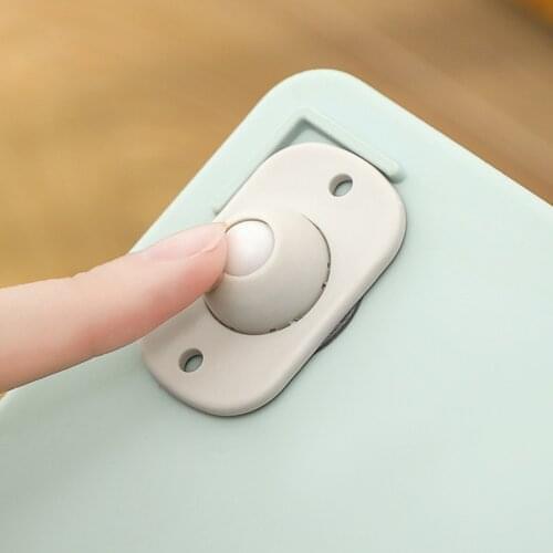 4Pcs Creative Casters Pulley Roller Noiseless Cabinet Drawer Self Adhesive Bed Bottom Mobile Pulley Hardware Skateboard