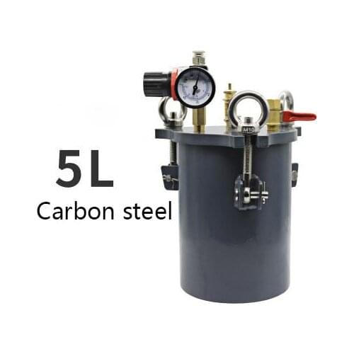 5L Stainless Steel/Carbon Steel 304 Stainless Steel Pressure Tank Carbon Steel Tank Gas Steel Piston Tank Electric Mixing Tank D