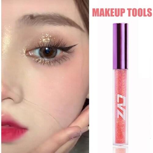 6 Colors Sequin Eyeshadow Stick Highlight Shimmering Naturally Long Lasting No Smudging Eye Shadow SANA889