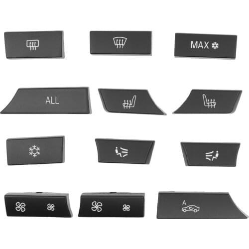 For BMW F10 F11 F06 F01 E70 E71 F25 F26 Black Air Conditioning Button Decoration Replacement Strip 61319313922