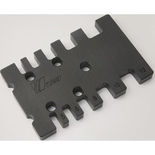 Woodworking Tenon Gauge Template Track Miter Mortise Dovetail Maker Jig Block X4YD