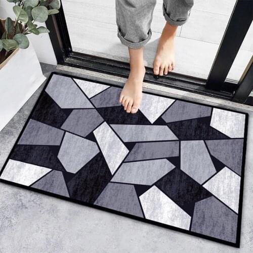 Geometric Carpet Entrance Door mat Living Room Anti-slip Carpet Absorbent Bath Mat Kitchen Rug Welcome Mats For Front Door
