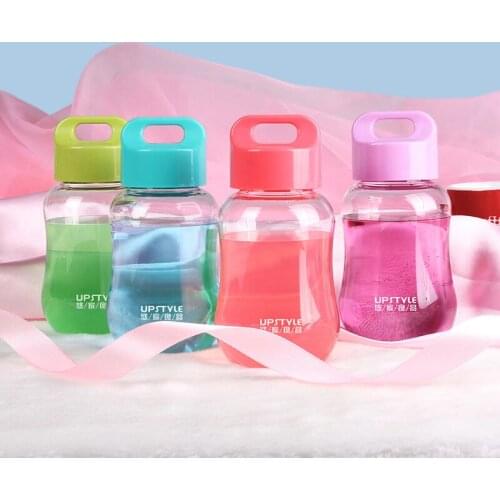 Creative Portable Water Cup Portable Water Bottle Fashion Simple Water Bottles Colorful Mini Simple Korean Water Bottle FF70P